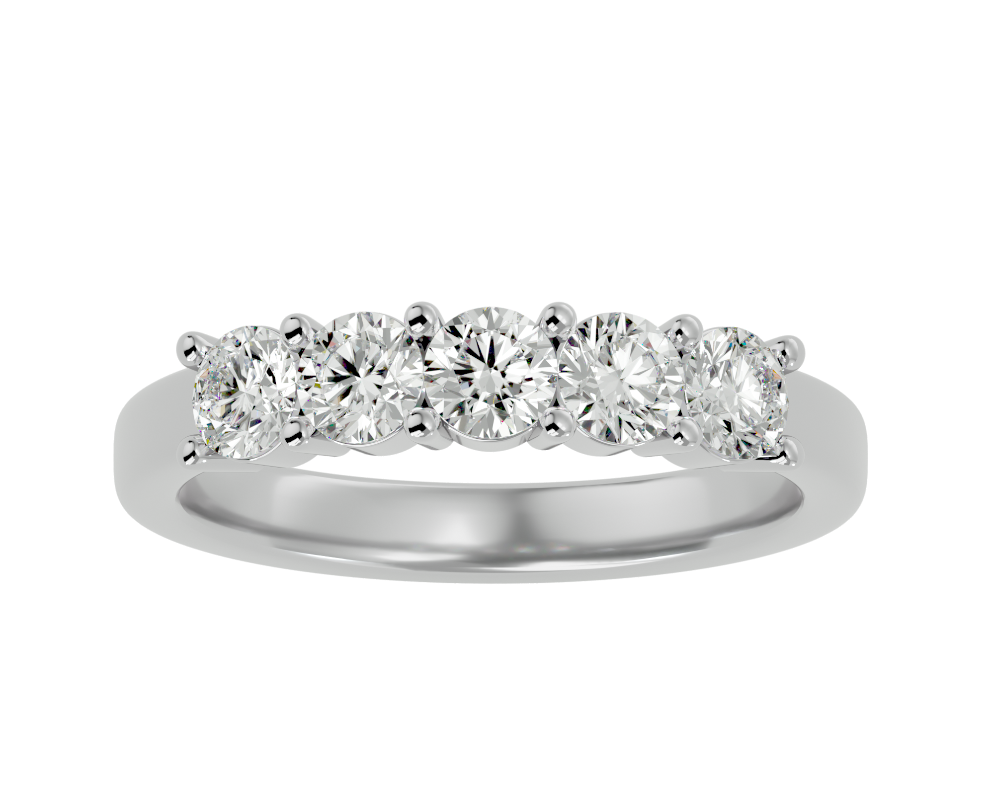 1 ctw Round Lab Grown Diamond Anniversary Ring