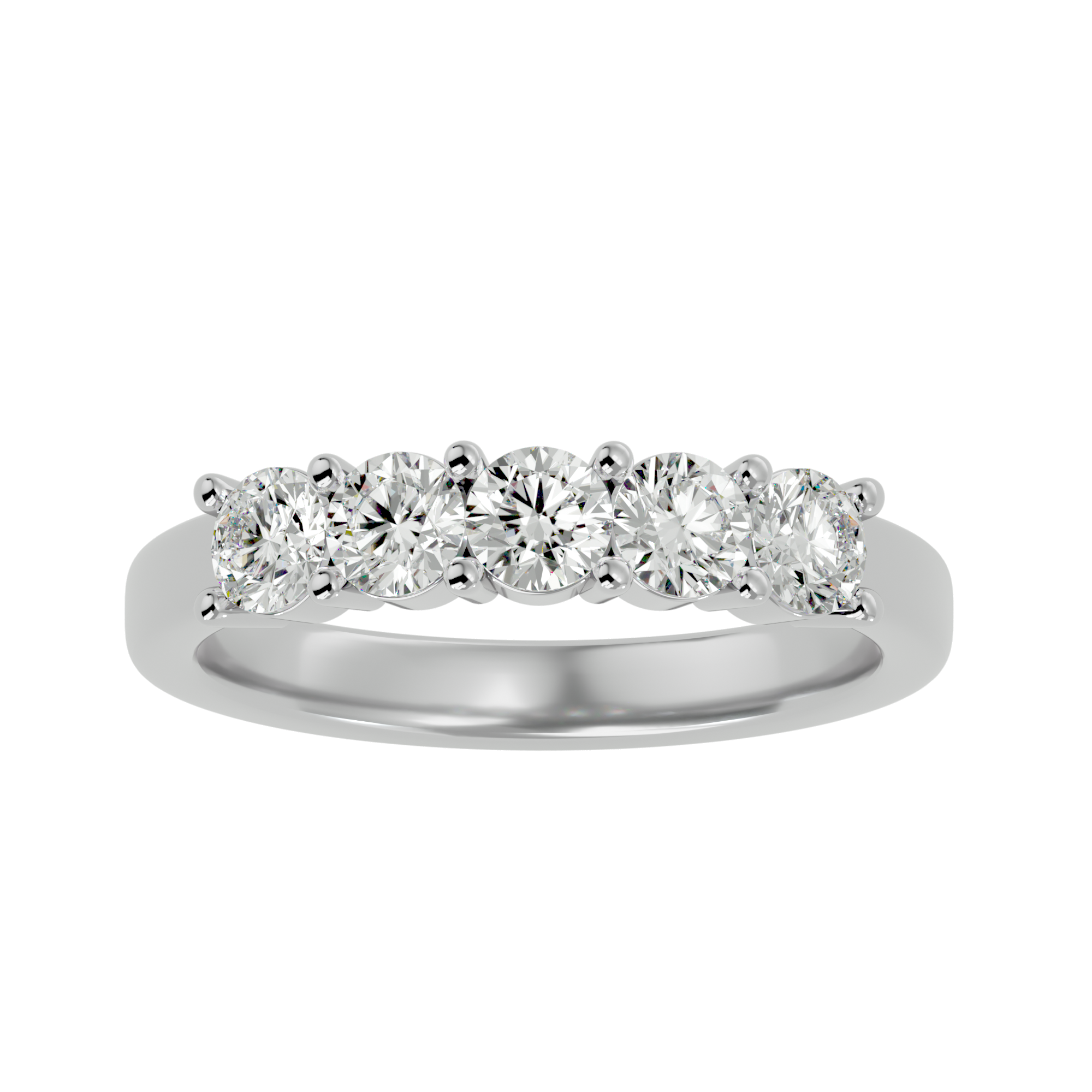 1 ctw Round Lab Grown Diamond Anniversary Ring