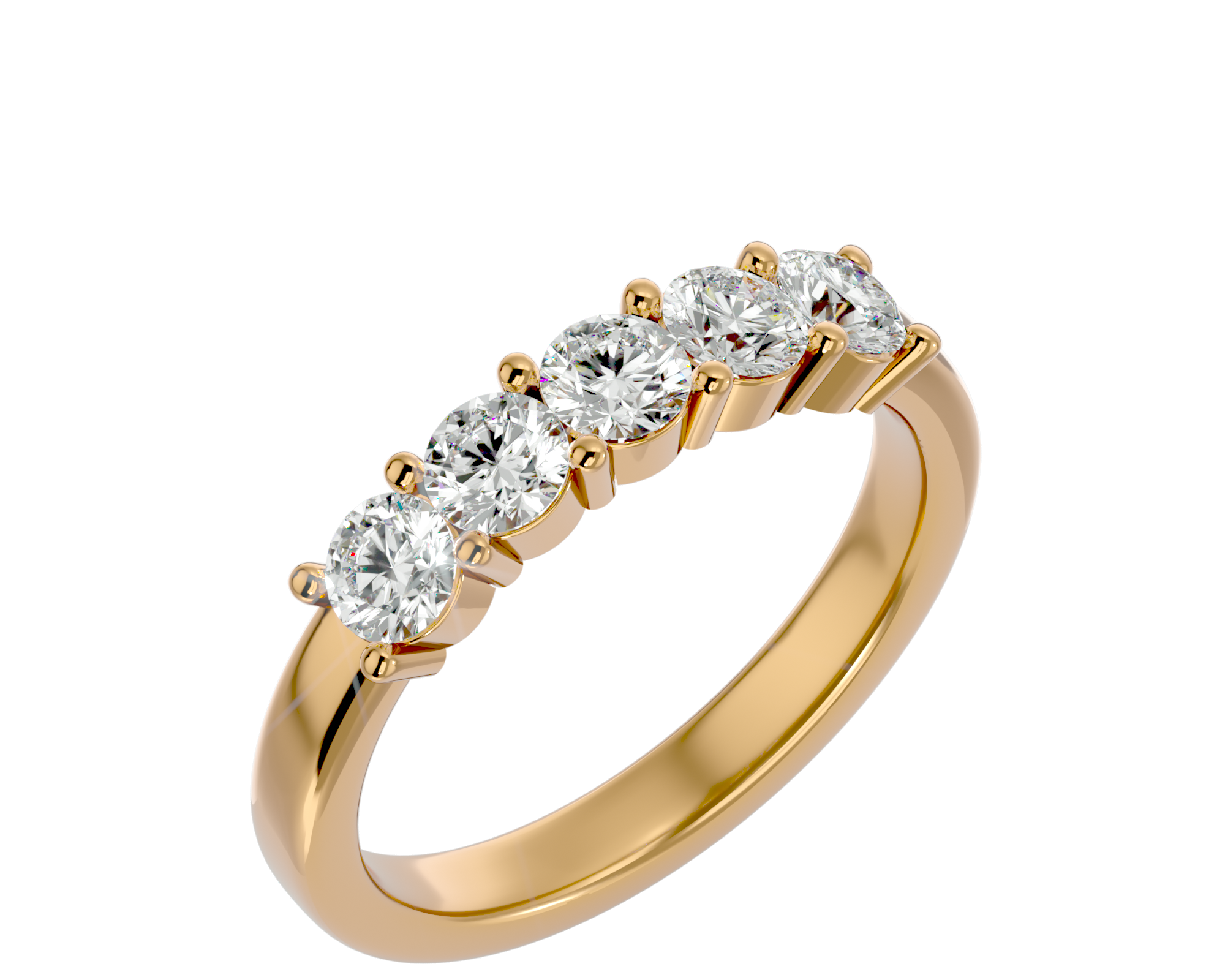 1 ctw Round Lab Grown Diamond Anniversary Ring