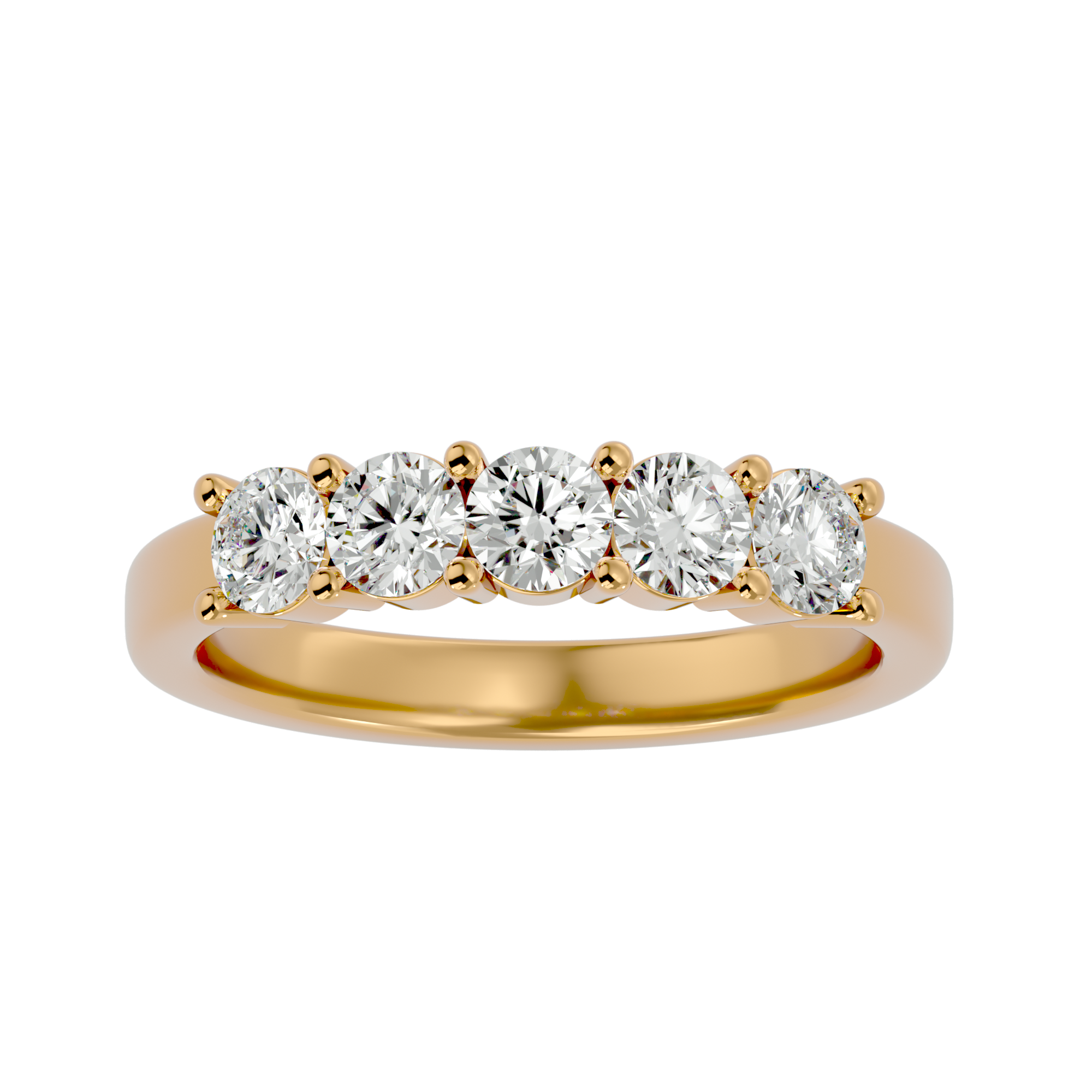 1 ctw Round Lab Grown Diamond Anniversary Ring