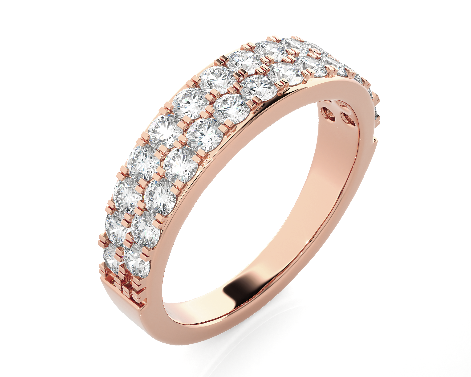 1 ctw Round Lab Grown Diamonds Anniversary Ring