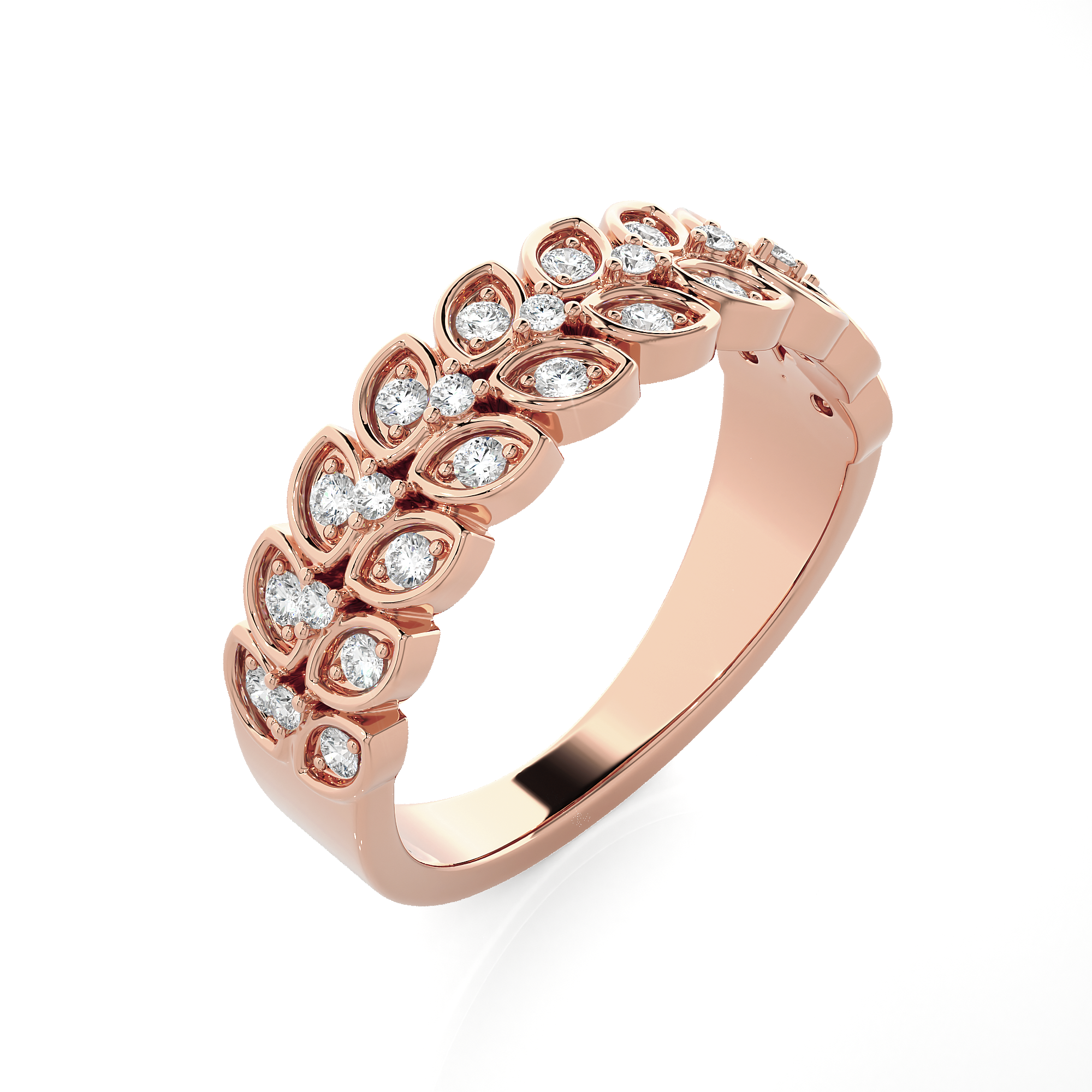 1/3 ctw Round Lab Grown Diamond Anniversary Ring
