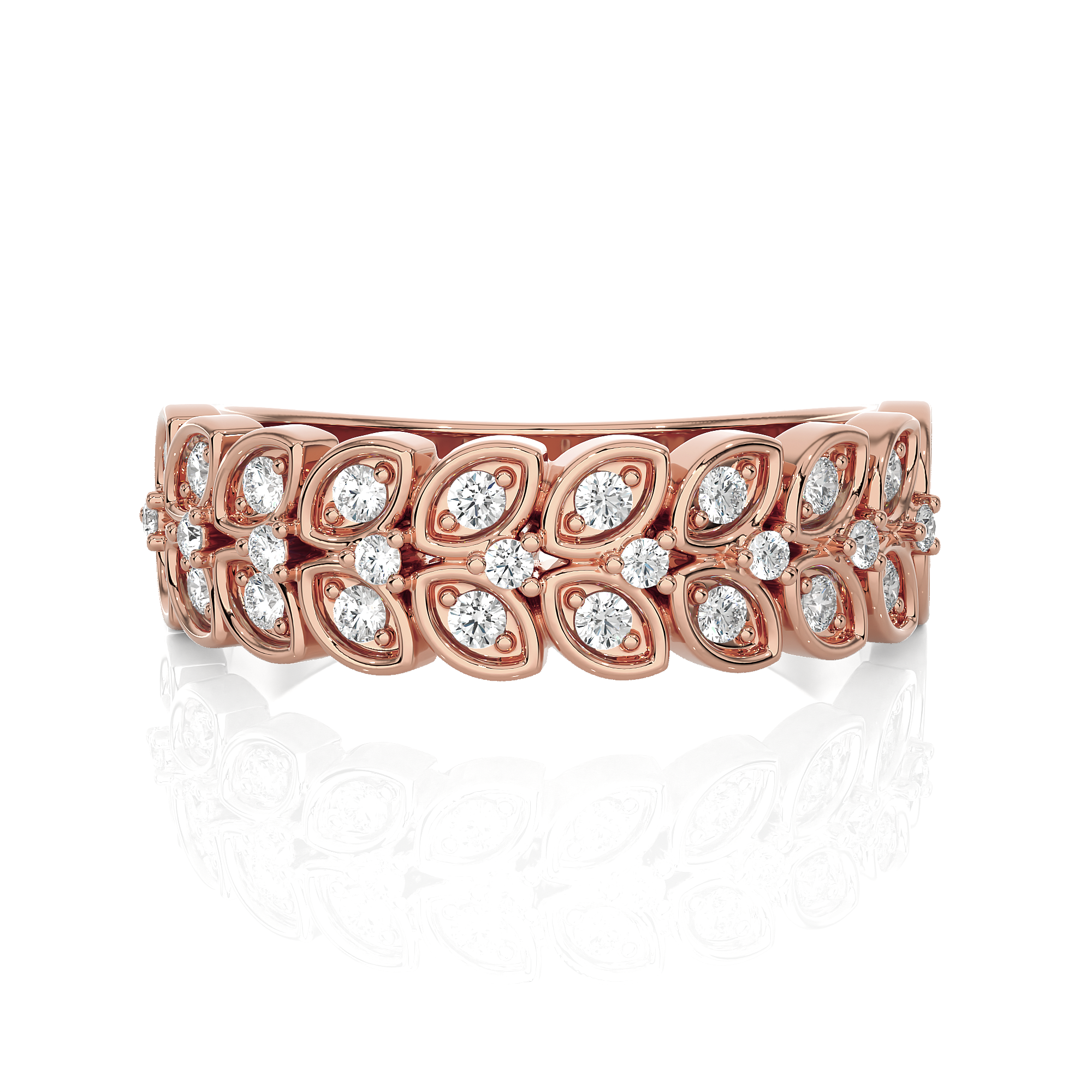 1/3 ctw Round Lab Grown Diamond Anniversary Ring