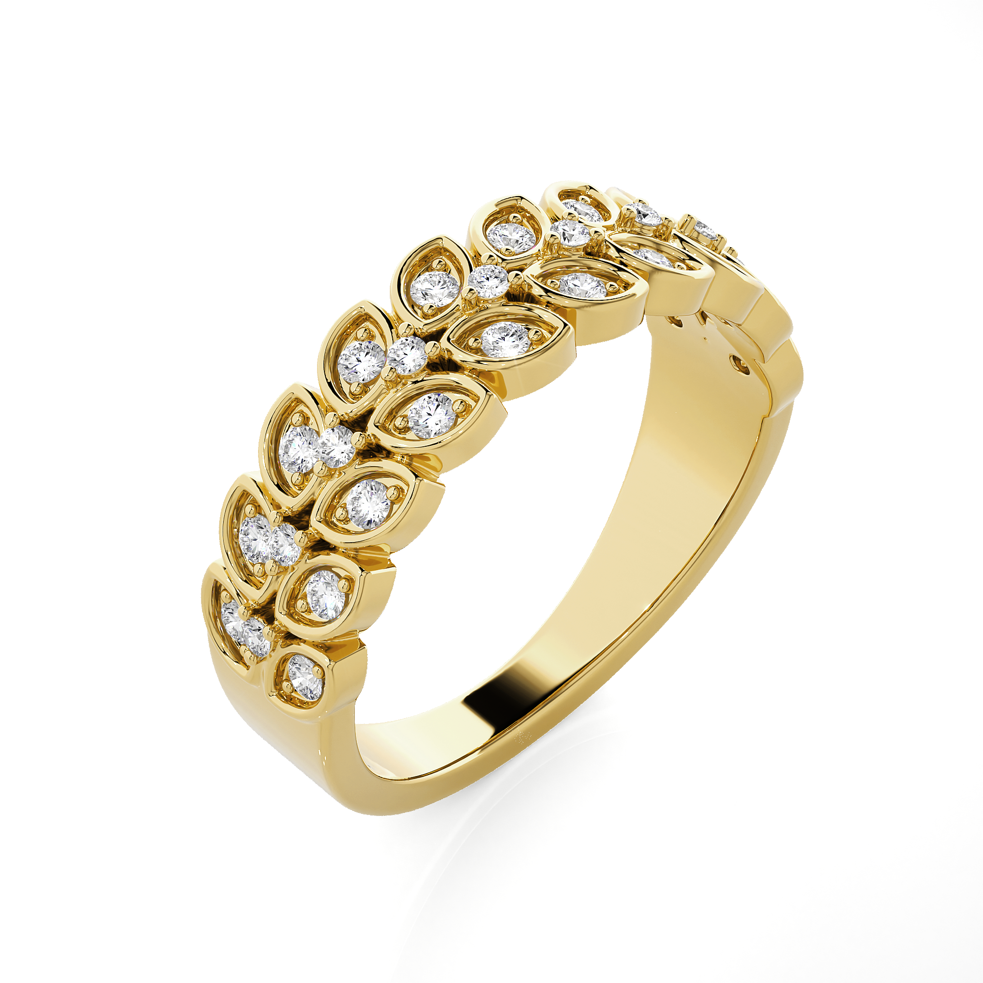 1/3 ctw Round Lab Grown Diamond Anniversary Ring