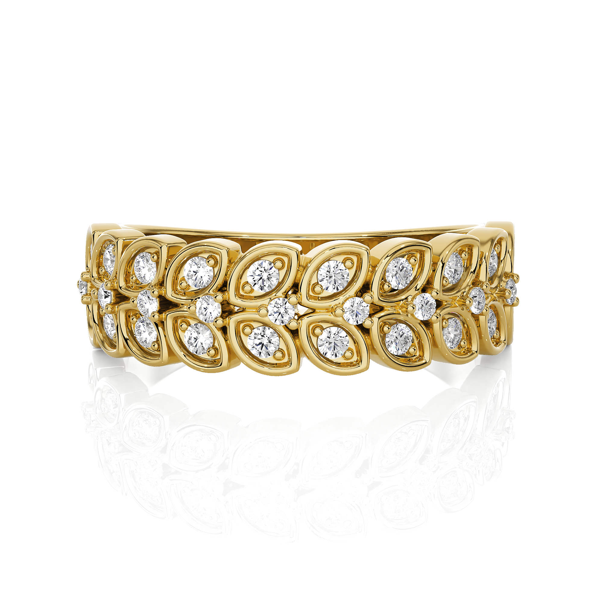 1/3 ctw Round Lab Grown Diamond Anniversary Ring