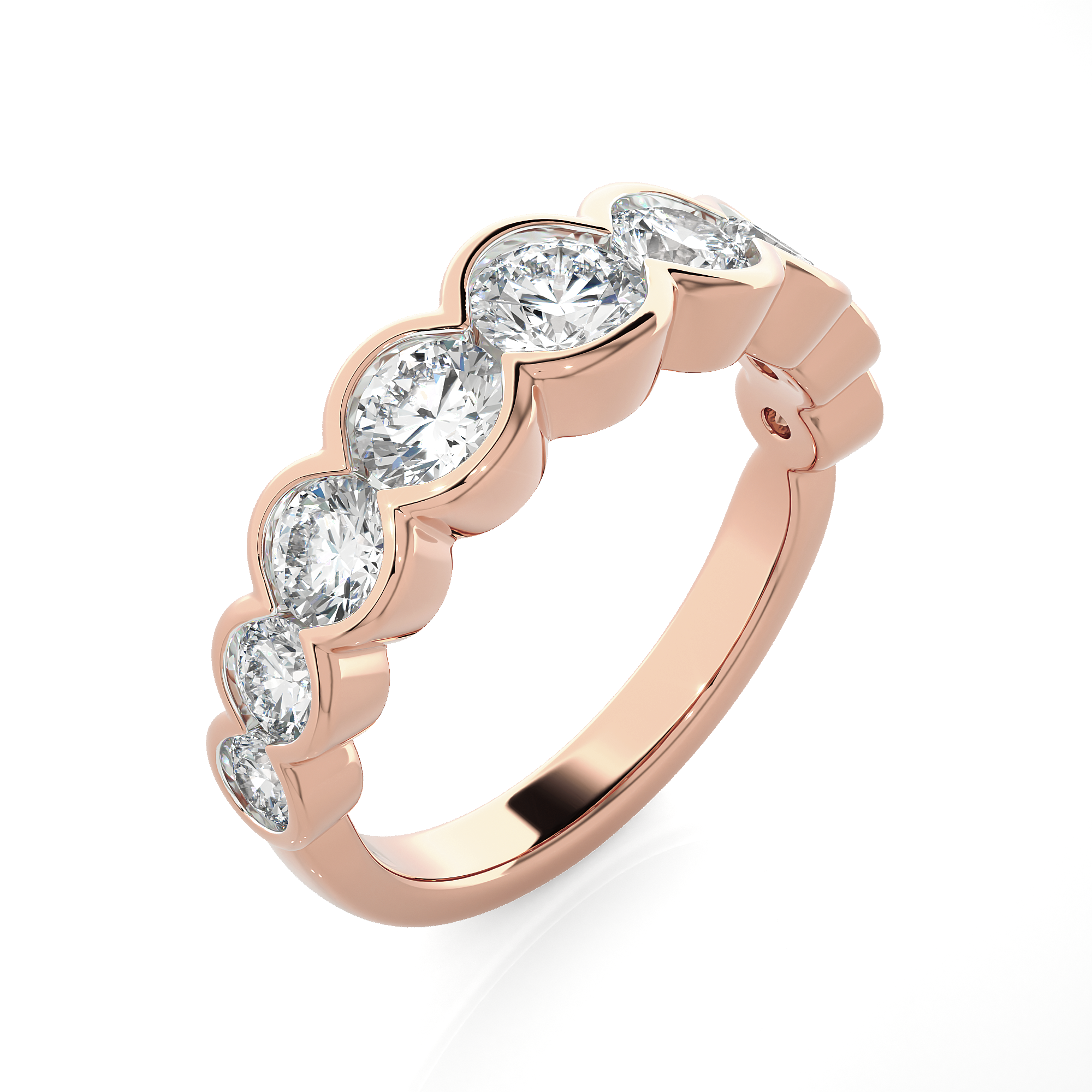 2 ctw Round Lab Grown Diamond Anniversary Ring