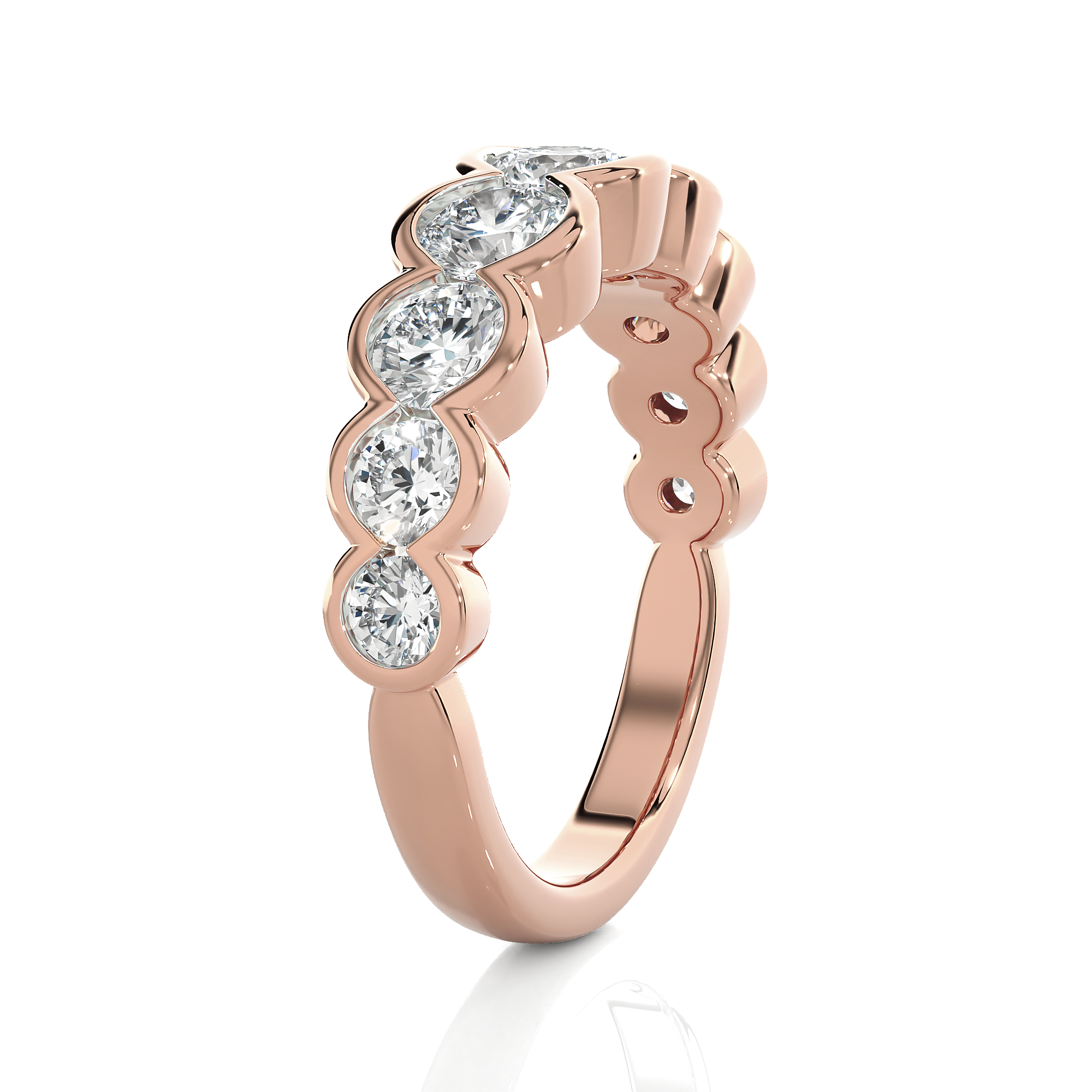 2 ctw Round Lab Grown Diamond Anniversary Ring