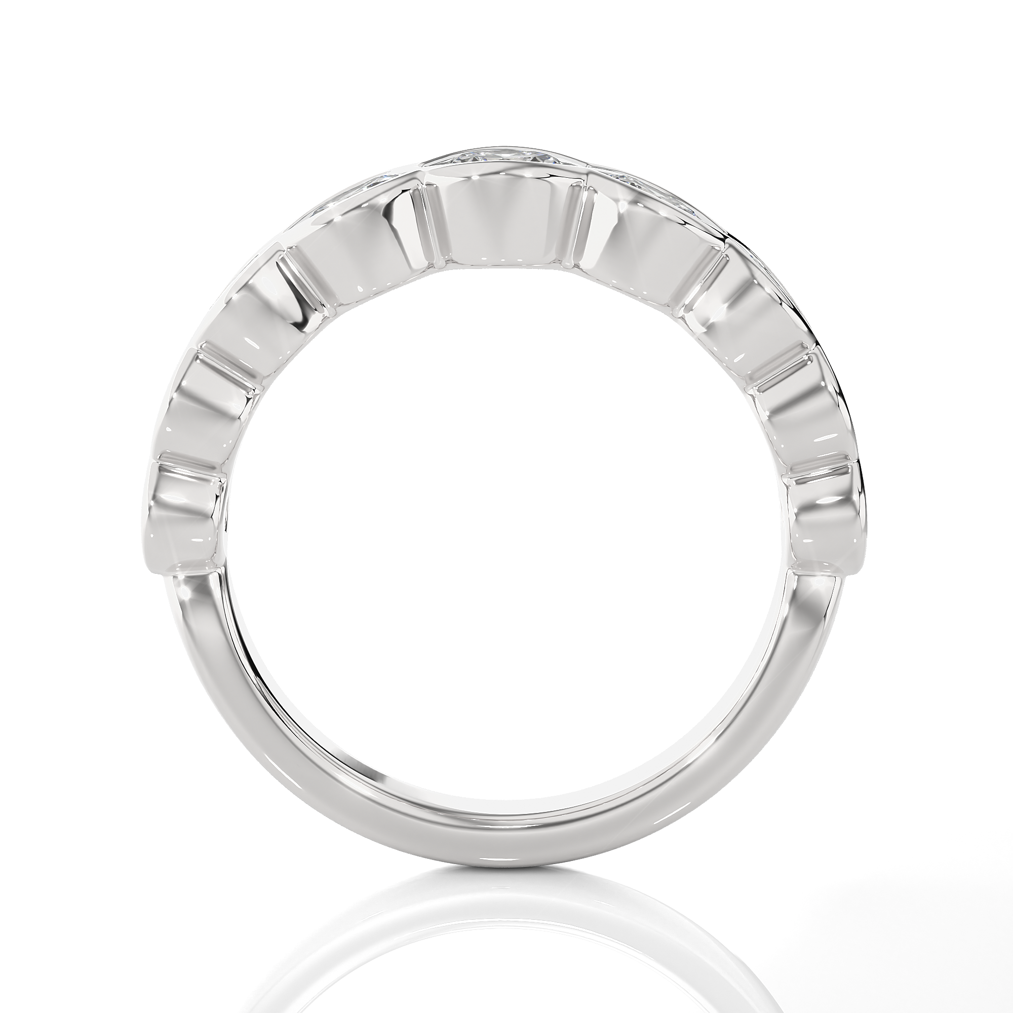 2 ctw Round Lab Grown Diamond Anniversary Ring