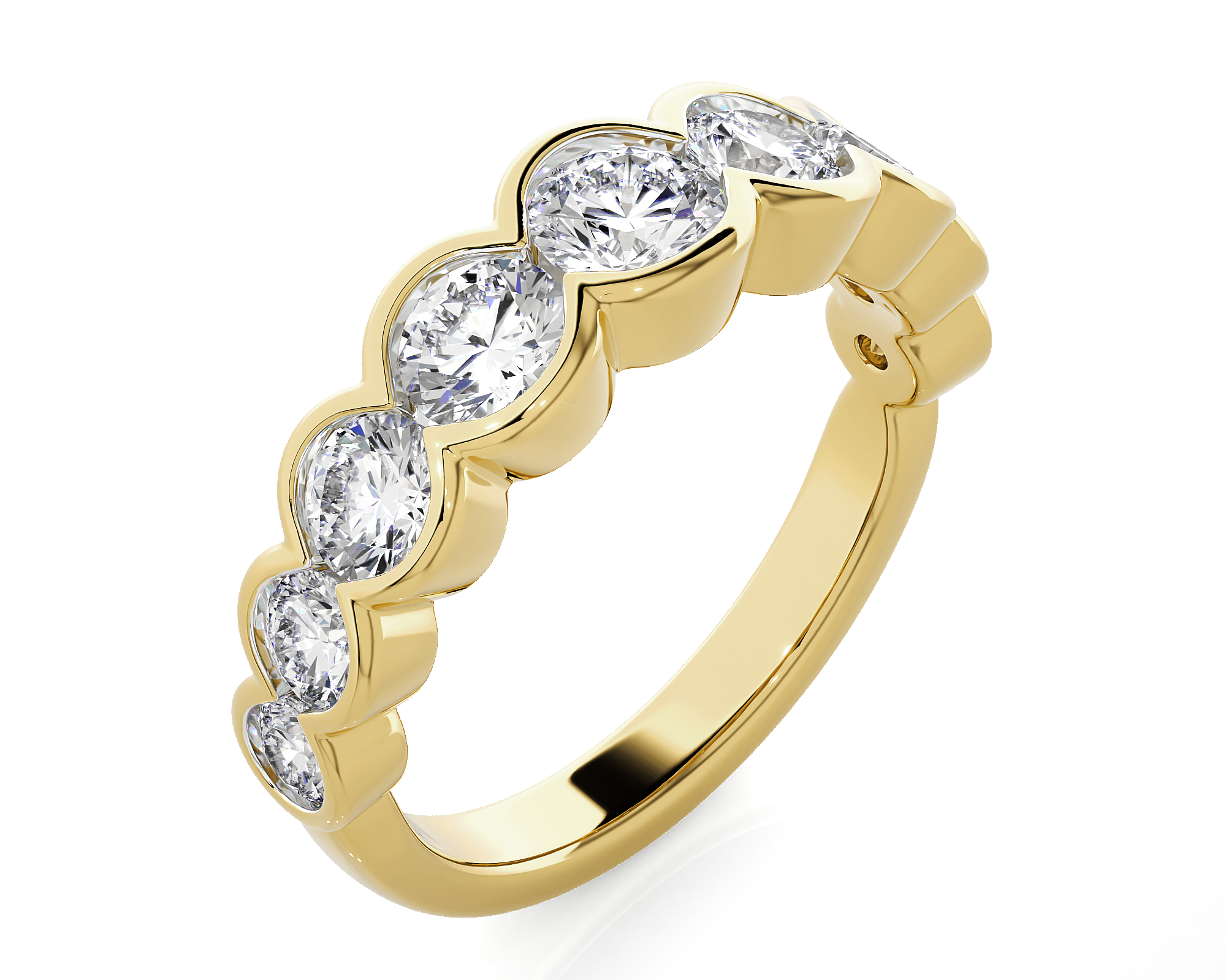 2 ctw Round Lab Grown Diamond Anniversary Ring