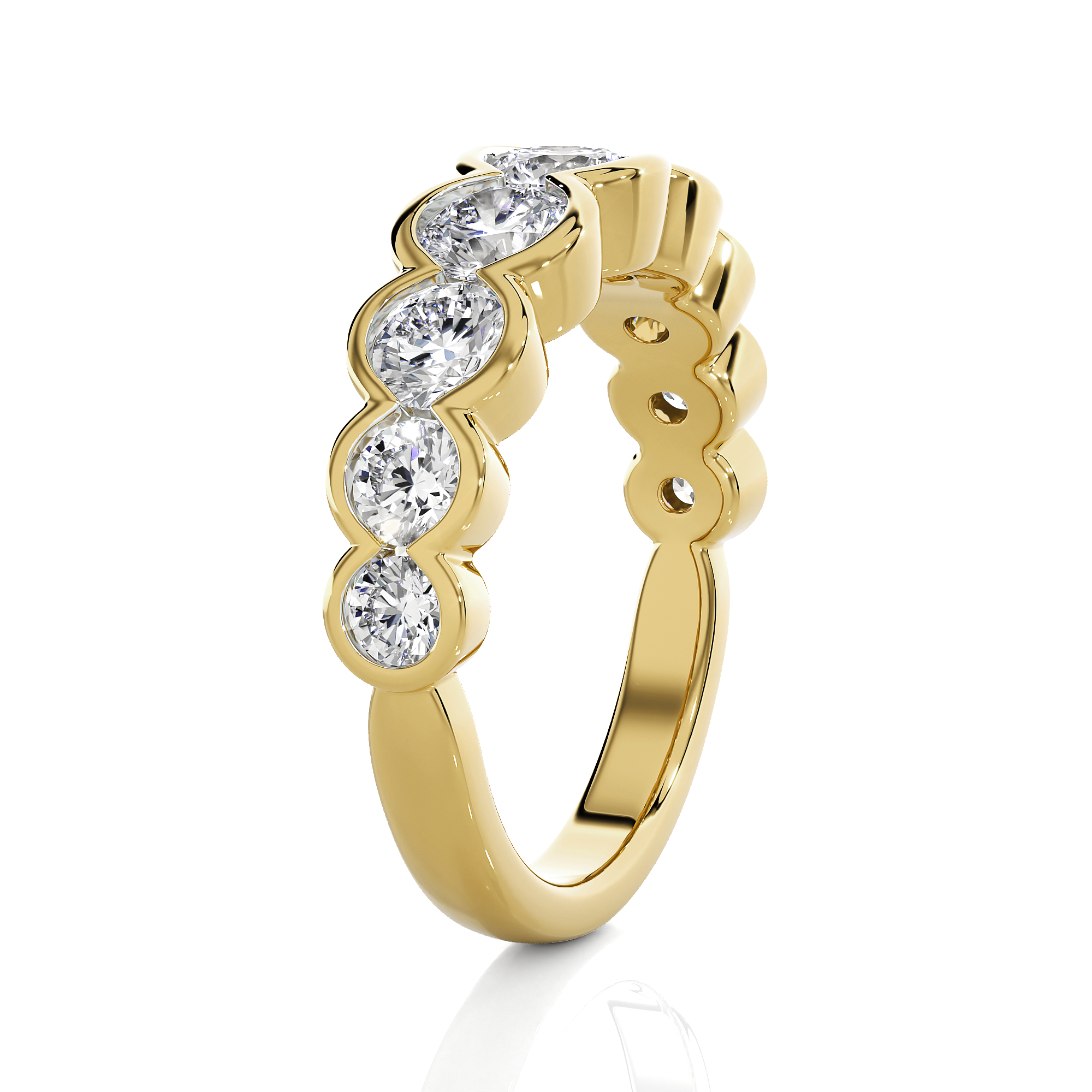 2 ctw Round Lab Grown Diamond Anniversary Ring