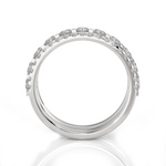 1 1/2 ctw Round Lab Grown Diamond Anniversary Ring