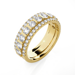 1 1/2 ctw Round Lab Grown Diamond Anniversary Ring