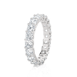 4 ctw Princess Cut Lab Grown Diamond Eternity Band