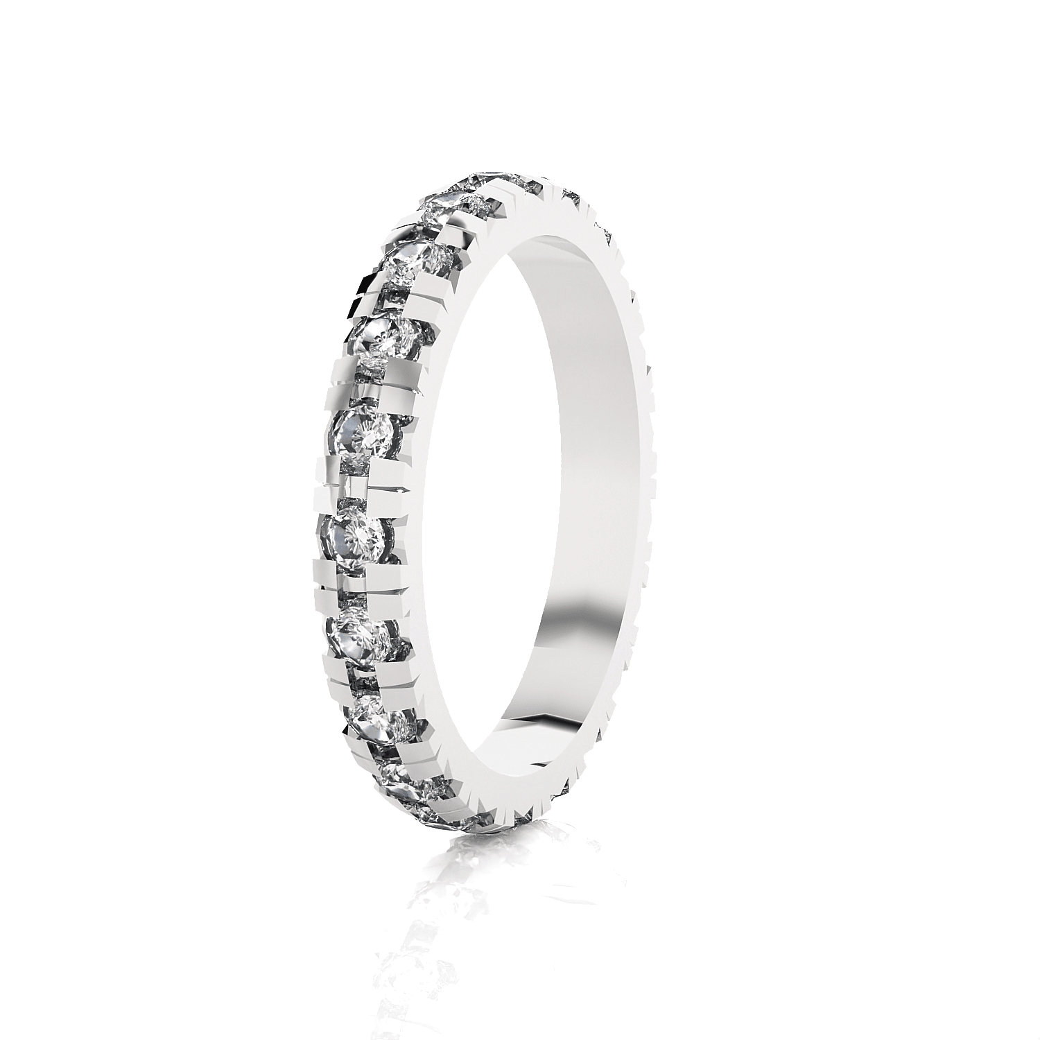 1 ctw Round Lab Grown Diamond Eternity Band