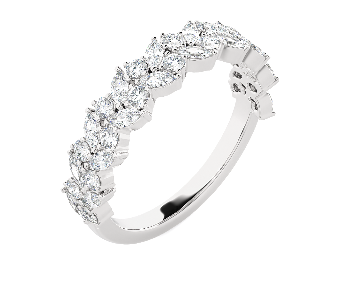 7/8 ctw Marquies Lab Grown Diamond Anniversary Ring