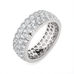 4 1/2 ctw Round Lab Grown Diamond Eternity Band