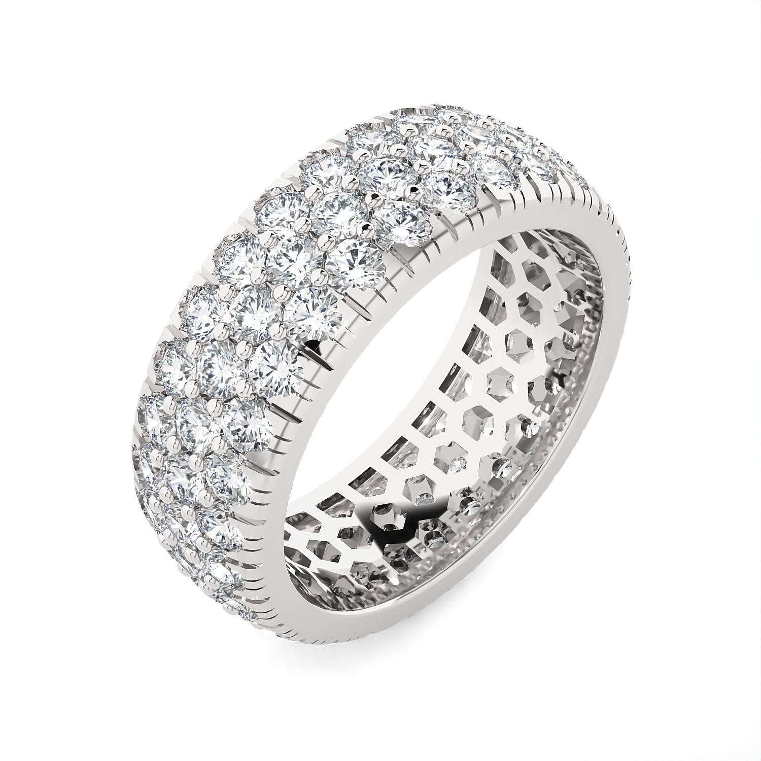 4 1/2 ctw Round Lab Grown Diamond Eternity Band