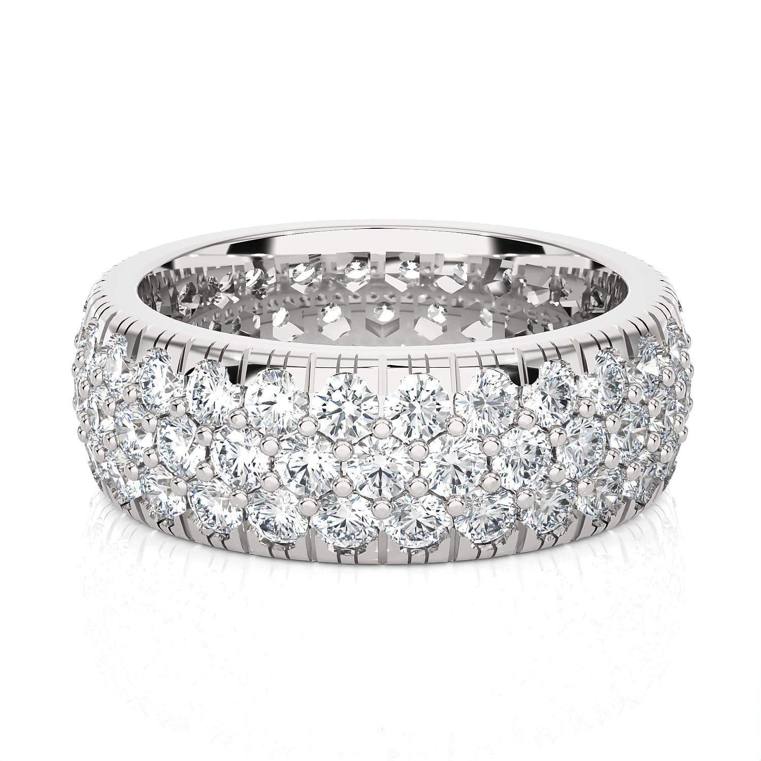 4 1/2 ctw Round Lab Grown Diamond Eternity Band