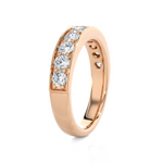 1 1/3 ctw Round Lab Grown Diamond Anniversary Ring