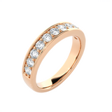 1 1/3 ctw Round Lab Grown Diamond Anniversary Ring