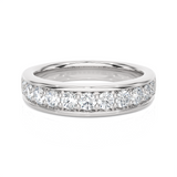 1 1/3 ctw Round Lab Grown Diamond Anniversary Ring