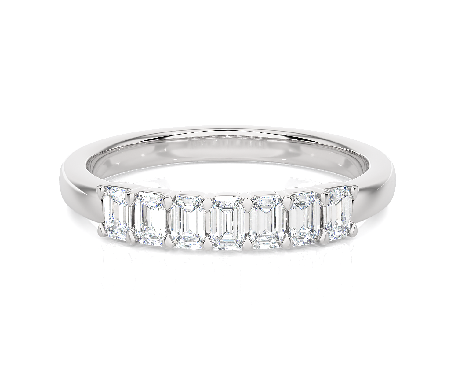 3/4 ctw Round Lab Grown Diamond Anniversary Ring