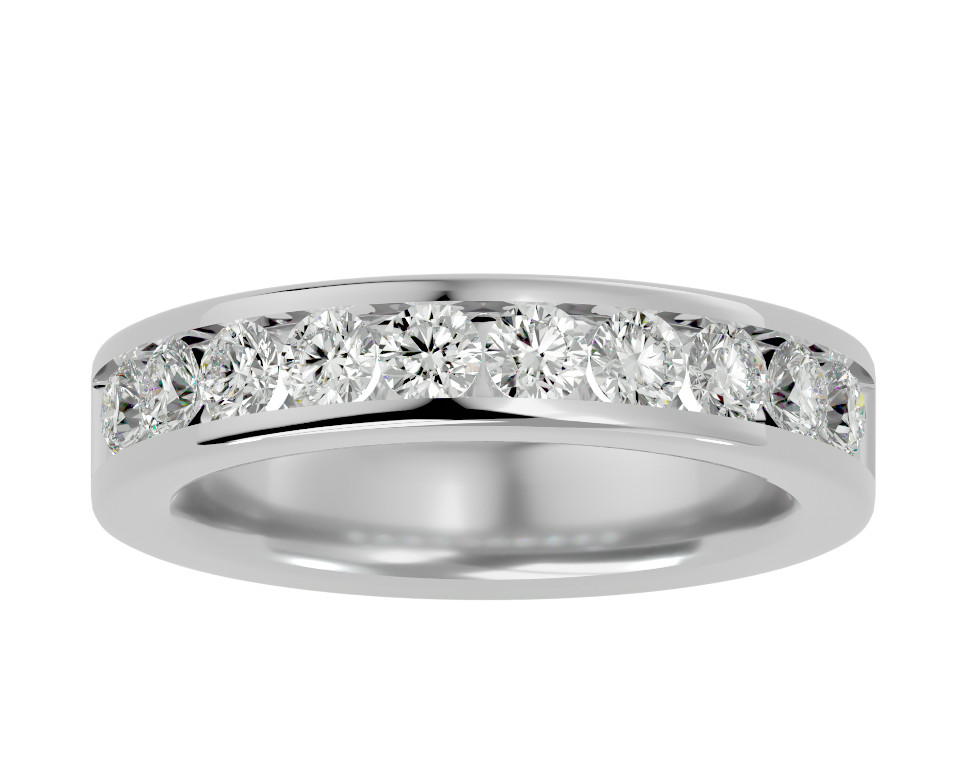 3/4 ctw Round Lab Grown Diamond Anniversary Ring