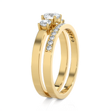Round Lab Grown Diamond Bridal Ring