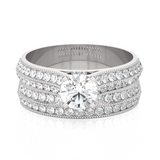 Round Lab Grown Diamond Bridal Ring