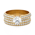 Round Lab Grown Diamond Bridal Ring