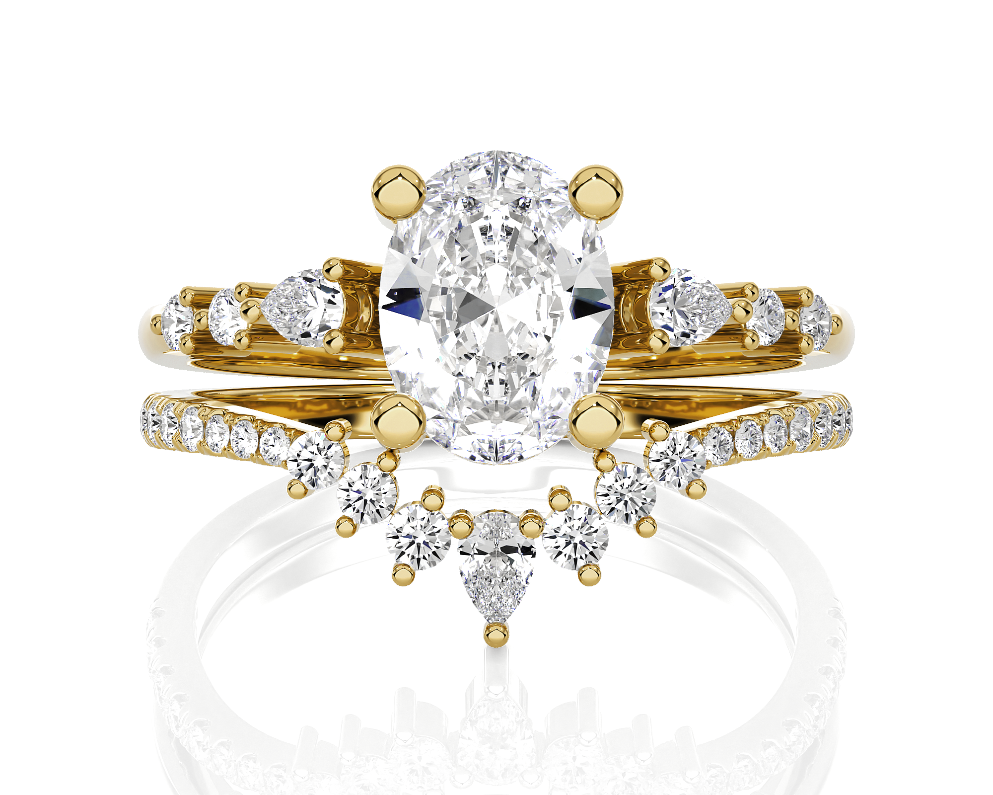 Round Lab Grown Diamond Bridal Ring