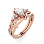 Marquise Lab Grown Diamond Bridal Ring