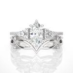 Marquise Lab Grown Diamond Bridal Ring