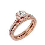 Round Lab Grown Diamond Bridal Ring
