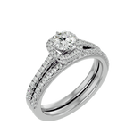 Round Lab Grown Diamond Bridal Ring