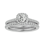 Round Lab Grown Diamond Bridal Ring
