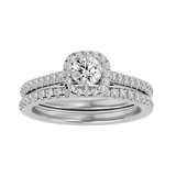 Round Lab Grown Diamond Bridal Ring