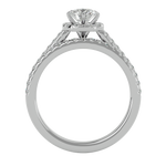 Round Lab Grown Diamond Bridal Ring