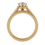 Round Lab Grown Diamond Bridal Ring