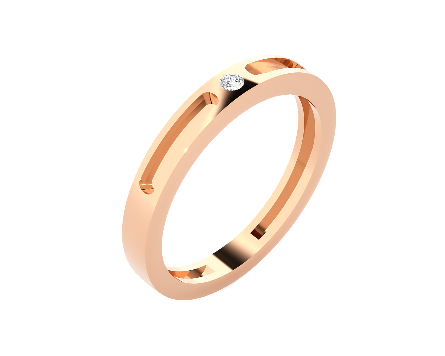 1/20 ctw Round Lab Grown Diamond Ring