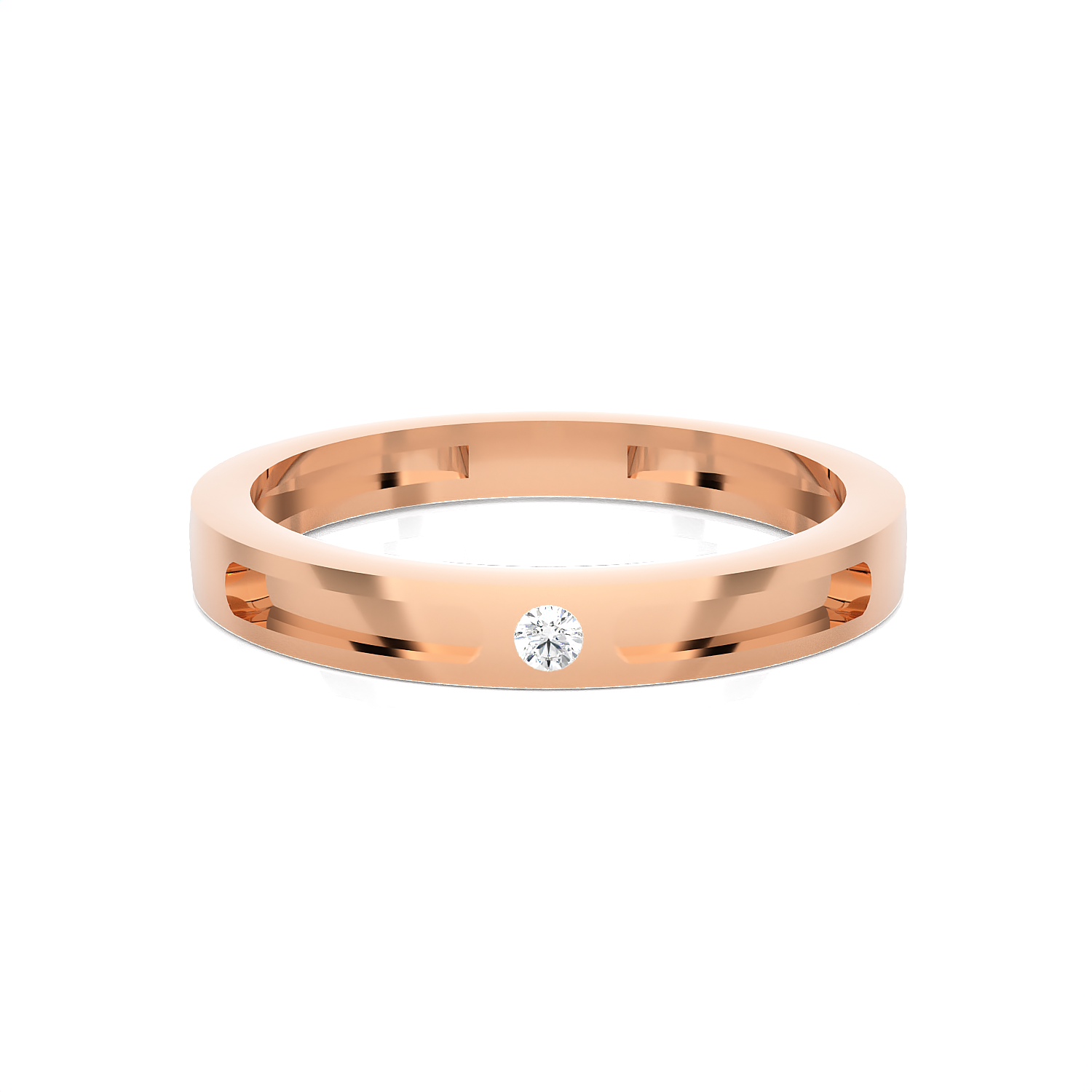 1/20 ctw Round Lab Grown Diamond Ring