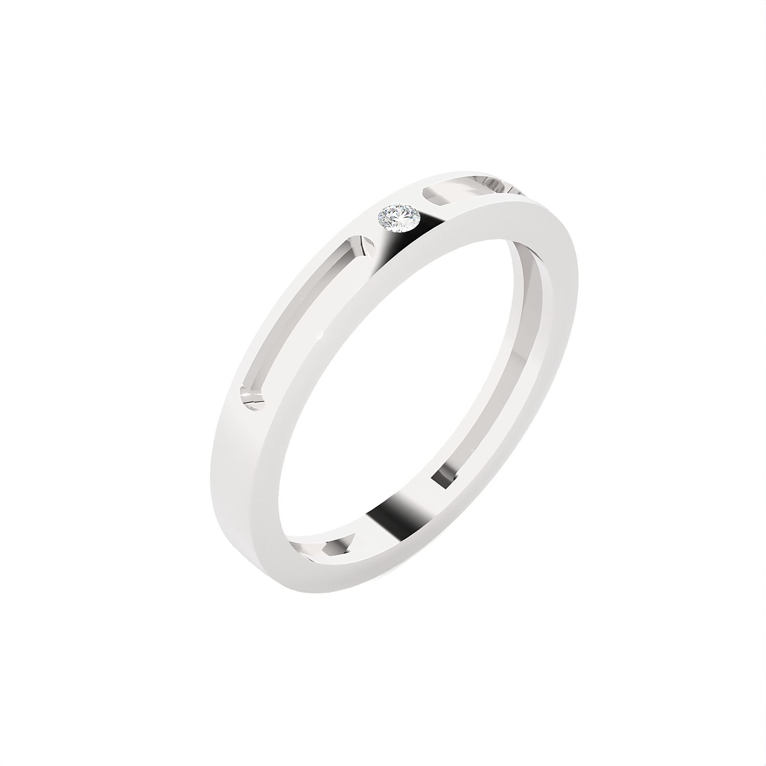 1/20 ctw Round Lab Grown Diamond Ring