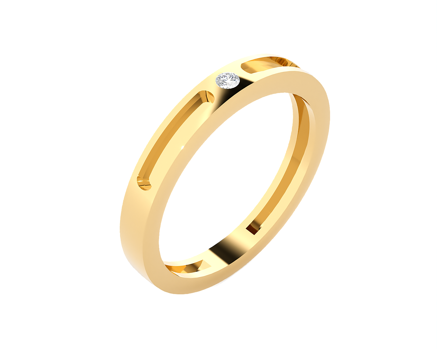 1/20 ctw Round Lab Grown Diamond Ring