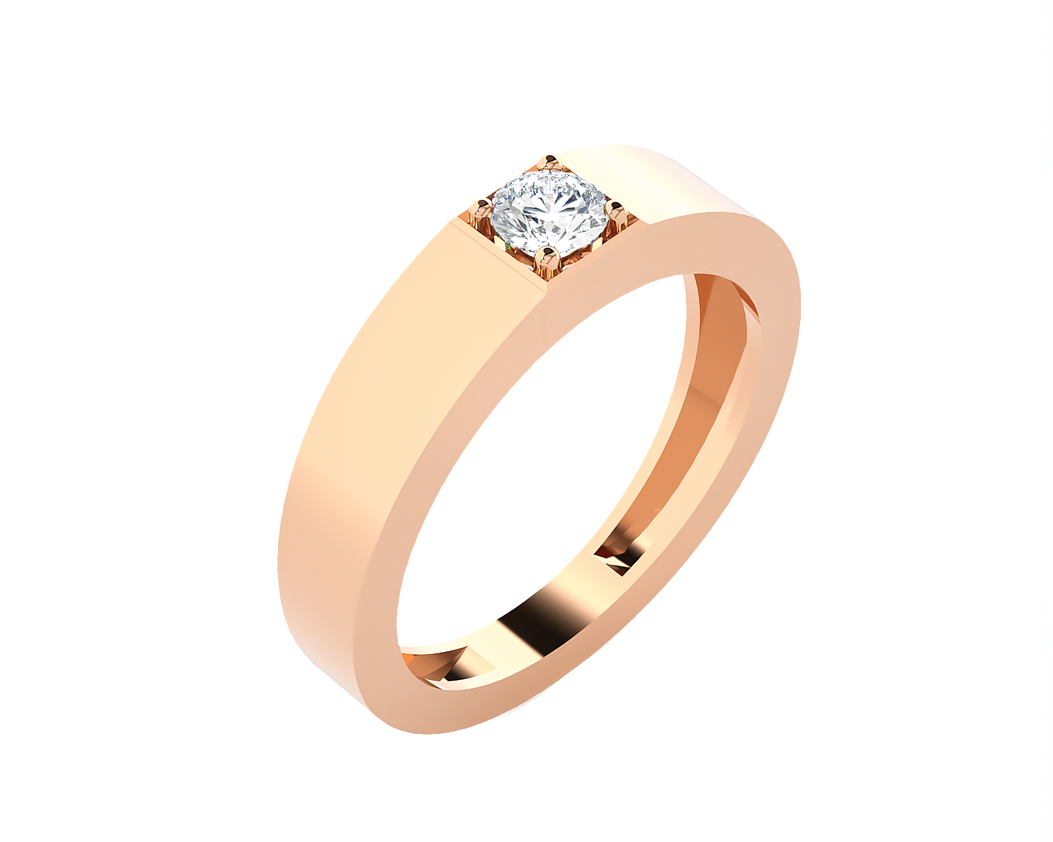 1/5 ctw Round Lab Grown Diamond Ring