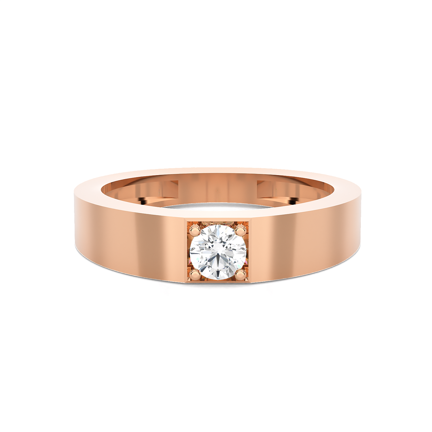 1/5 ctw Round Lab Grown Diamond Ring
