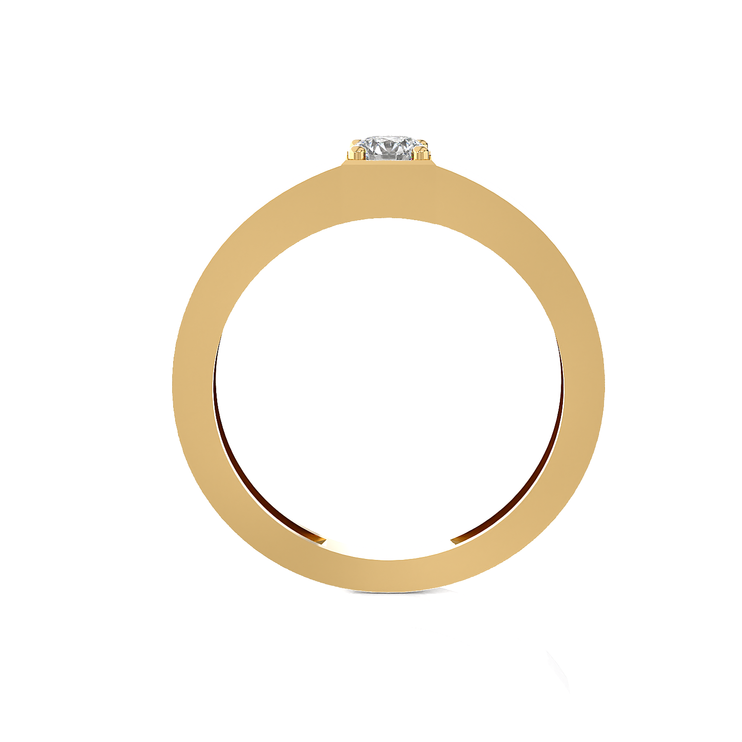 1/5 ctw Round Lab Grown Diamond Ring