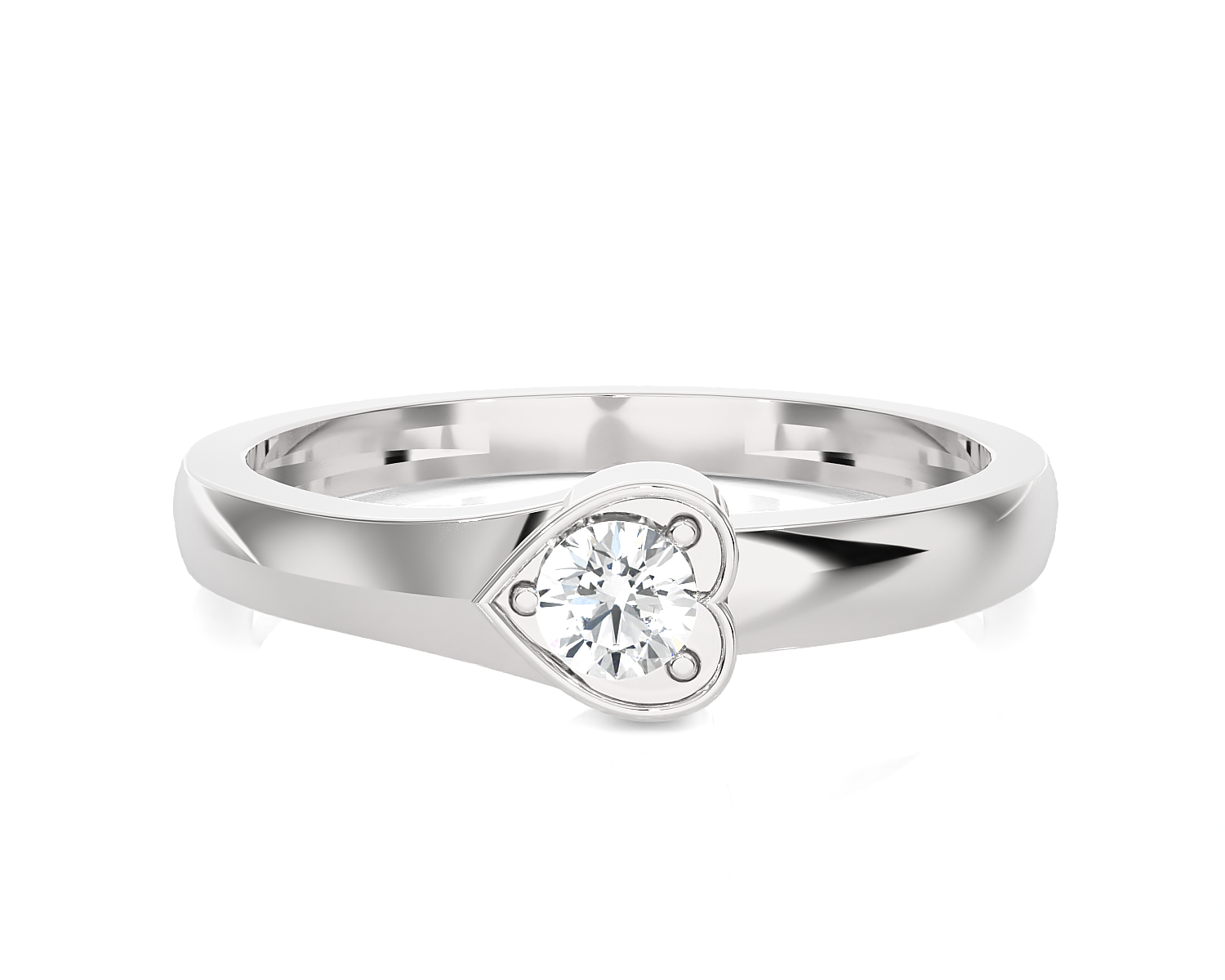 1/6 ctw Round Lab Grown Diamond Ring