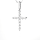 1/3  ctw Round Lab Grown Diamond Cross Pendant