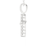 1/3  ctw Round Lab Grown Diamond Cross Pendant