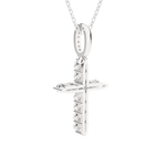 1/3  ctw Round Lab Grown Diamond Cross Pendant